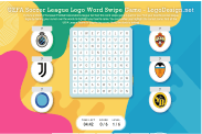 Kickstart your day with a soccer logo word swipe challenge by completing this word search game in 5 minutes. Bag the top score now!